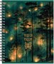 Тетрадь общая 48 л., MAGIC FOREST, обложка-мелов.картон+сплошной УФ-лак, металлический гребень 1751846971