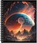 Тетрадь COSMIC LANDSCAPE 170х203, 96 л. гребень, , 4+0+выборочный УФ-лак, 4 диз 759451278