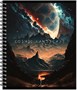 Тетрадь COSMIC LANDSCAPE 170х203, 96 л. гребень, , 4+0+выборочный УФ-лак, 4 диз 759451278
