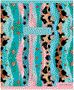 Тетрадь общая 96 л, PASTEL GOLD LEOPARD, обложка - мелов.картон+матовая ламинация, скрепка 2047153861
