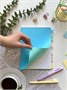 НОВИНКА! Блокнот А5 60 л. Pastel Collection Blue/Mint, с обложкой из двухстроннего двухцветного пластика, на металлическом гребне 116271894