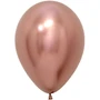 Шар (12''/30 см), Reflex, Зеркальный блеск, Розовое золото (968), хром, 12 шт., 169651 638945016