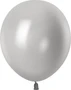 Шар (12''/30 см), Серебро, металлик, 100 шт., 512-12M36 1504449003
