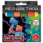 76995 Мел цветной My Game, 6 шт в картонной упаковке с европодвесом 944775796