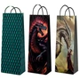 72663 Пакет подарочный, ламинированный бумажный, матовая пленка, 13*36 см, ручки - полипропиленовые веревки, 3 дизайна в ассортименте 1239712758