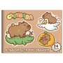 78387 Альбом для рисования Капибара, 24 листа на скрепке, обложка мелованный картон 190г, блок офсет 100г/м2, белизна блока 100% 758064726