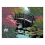 73526 Алмазная мозаика Пейзаж с мостиком (частичное запол), 40*50 см, упак ПВХ коробка с цв вкладкой 37319360