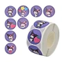 77682 Декоративные наклейки "Kuromi" 5.5*3 см, 500 шт. в рулоне 319683783