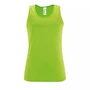 Майка женская Sporty TT Women, зеленый неон 1621746755
