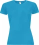 Футболка женская Sporty Women 140, бирюзовая 429974553