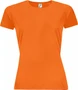 Футболка женская Sporty Women 140, оранжевый неон 1685431397