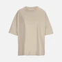 Футболка оверсайз женская Boxy Women, бежевая (льняная) 1393680486
