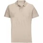 Рубашка поло унисекс Pulse, бежевая (льняная) 1047501466