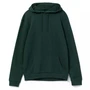 Толстовка с капюшоном унисекс Hoodie, темно-зеленый меланж 712084569