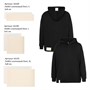 Толстовка с капюшоном унисекс Hoodie, дымчато-серая 1896348524