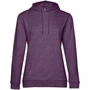 Толстовка с капюшоном женская Hoodie, фиолетовый меланж 917813594