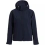 Куртка женская Hooded Softshell темно-синяя 371029828