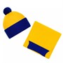 Шарф Snappy, желтый с синим 37149543