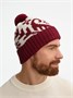 Шапка Wintertude, красная с белым 1462734468