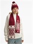 Шапка Wintertude, красная с белым 1462734468