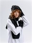 Варежки Fleecy, черные 1096897475
