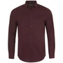Рубашка мужская Becker Men, бордовая с белым 224850760