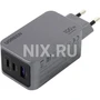 Зарядка USB-устройств от 220В Ugreen Nexode Pro X757 Grey USB Type A "мама", 2 x USB Type C "мама" (100 Вт) 1199619673