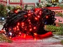 Гирлянда Нить Клип Лайт 20м. 200 красных диодов, с мерцанием, черный каучук, IP45 - 5224Hr LEON LED (LIGHT) 764213444