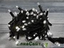 Гирлянда нить уличная 10м. 100 белых диодов, с мерцанием, черный каучук, 24V, IP65 - CMR 205-516Hwf CEIMAR 1733332594