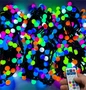 Гирлянда нить уличная 60 м. 360 диодов SMART RGB (шар 3,0 см.), пульт, черный каучук - 60-3767 H IP65 LEON LED (LIGHT) 370054888