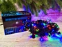 Гирлянда нить уличная 10м. 100 диодов Хамелеон RG/RB, черный каучук, 24V, IP65 - CMR 023-601Hrg/rb CEIMAR 543423