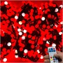 Гирлянда нить уличная 30 м. 240 диодов SMART RGB (шар 2,3 см.), пульт, черный каучук - 30-3787 H IP65 LEON LED (LIGHT) 1028472520