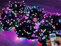 Гирлянда нить уличная 60м. 600 диодов SMART RGB, пульт, черный каучук, 24V - N60-205-721H SM IP65 CEIMAR 1721203517