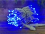 Гирлянда нить уличная 10м. 100 синих диодов, статика, белый каучук, IP65 - XM100b CEIMAR 1437533131