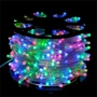 Гирлянда Нить Клип Лайт 100м. 666 разноцветных LED диодов статика, зеленый пвх 12V-BK IP65 МДМ+ 1104591755