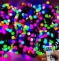 Гирлянда нить уличная 30 м. 180 диодов SMART RGB (шар 3,0 см.), пульт, черный каучук - 30-3767 H IP65 LEON LED (LIGHT) 1372789027