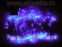 Светодиодный занавес 2x2м. 240 синих диодов, прозрачный пвх - 2241 B LEON LED (LIGHT) 1719682738