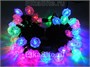 Гирлянда 5м. Ракушки 50 диодов Хамелеон, черный пвх - X-37-50L-RGB/2 LEON LED (LIGHT) 2114832523