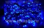 Гирлянда нить 7.5м. 100 синих диодов, прозрачный пвх - LN-100L-BL-BK LEON LED (LIGHT) 1674388858