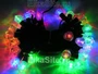 Гирлянда 5м. Кристалы 50 диодов Хамелеон, черный пвх - X-35-50L-RGB/2 LEON LED (LIGHT) 918278948