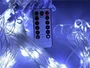 Занавес Роса 3x3м. 576 белых Led, с пультом, USB, прозрачный провод - C5-0302 W IP44 VESELO (LEON) 502653399