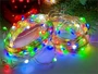 Гирлянда нить Роса 20м. 200 Led SMART RGB, с пультом, USB, прозрачный провод - А5-0214 LEON LED (LIGHT) 213285672