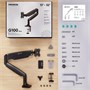 Кронштейн настольный ONKRON G100 Black для размера 13"-32" 431851753