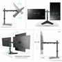 Кронштейн настольный для двух мониторов ONKRON Black D221FS для размера 13"-32" 514080524