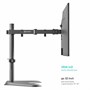 Кронштейн настольный для двух мониторов ONKRON Black D221FS для размера 13"-32" 514080524