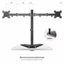Кронштейн настольный для двух мониторов ONKRON Black D221FS для размера 13"-32" 514080524