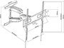 Кронштейн настенный Wize WA90 для размера 42"-90" 987648335