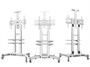 Мобильная напольная стойка ONKRON TS1552 белая для размера 40-70" 676768159