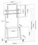 Интерактивная доска Classic Solution CS-IR-85Tu + мобильная стойка CS-T-A007 без крепления для проектора + адаптер 599085300