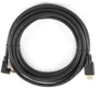 Кабель Cablexpert HDMI-4.5M, v1.4, 19M/19M, 4.5м, угловой , черн, позол., экр, пакет 398681198